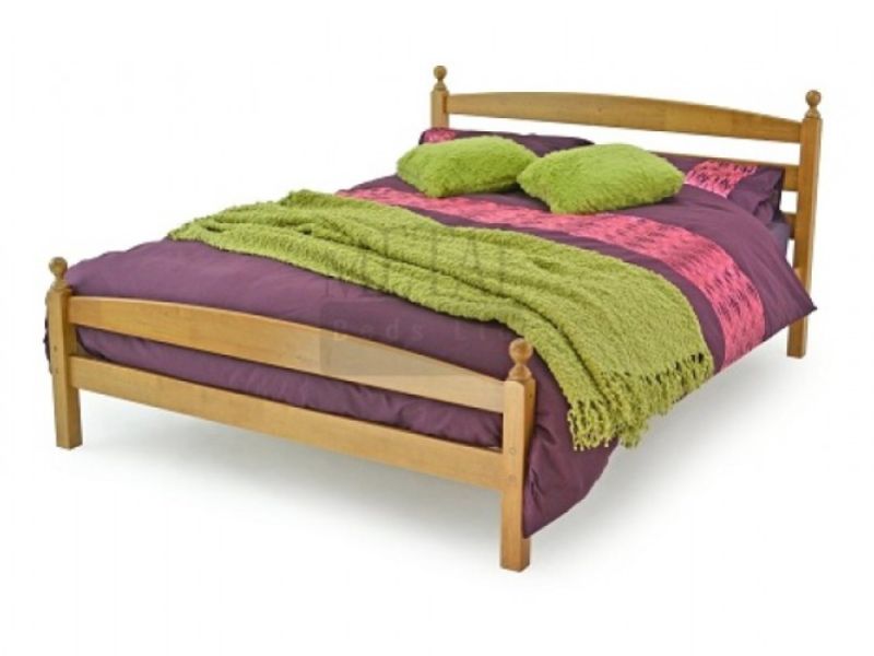 Metal Beds Moderna 3ft (90cm) Single Maple Wooden Bed Frame