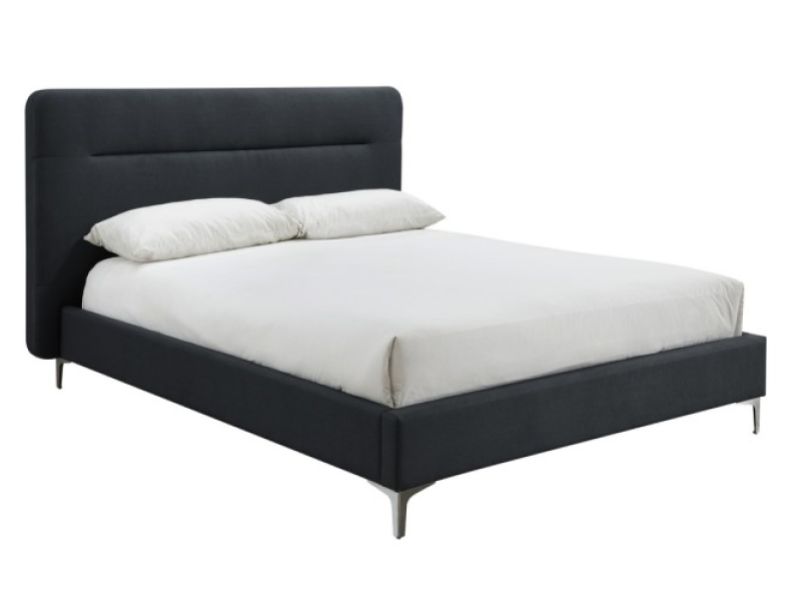 Birlea Finn 4ft6 Double Charcoal Fabric Bed Frame