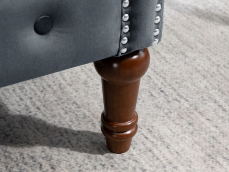 Birlea Freya Chair In Grey Fabric