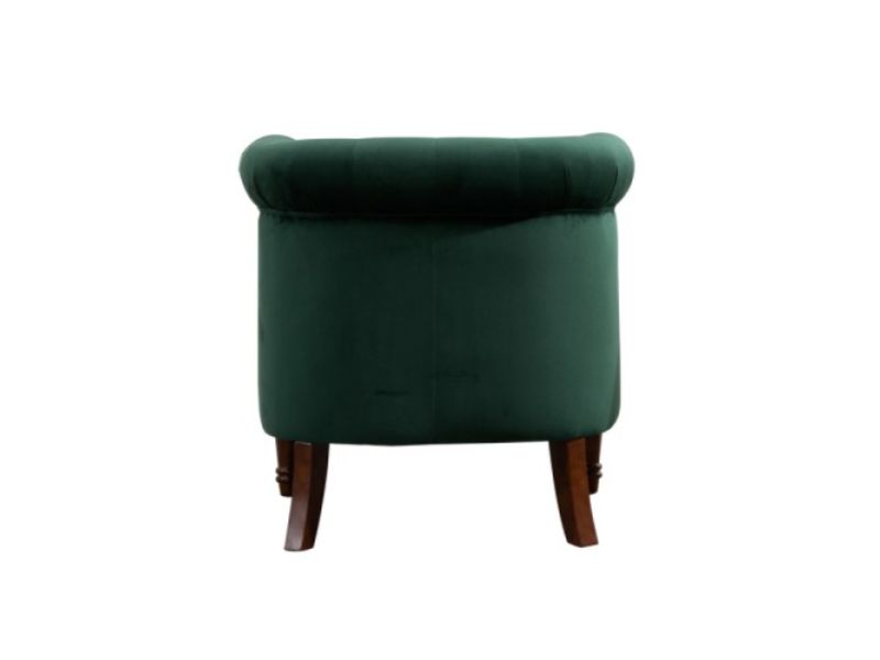 Birlea Freya Chair In Green Fabric