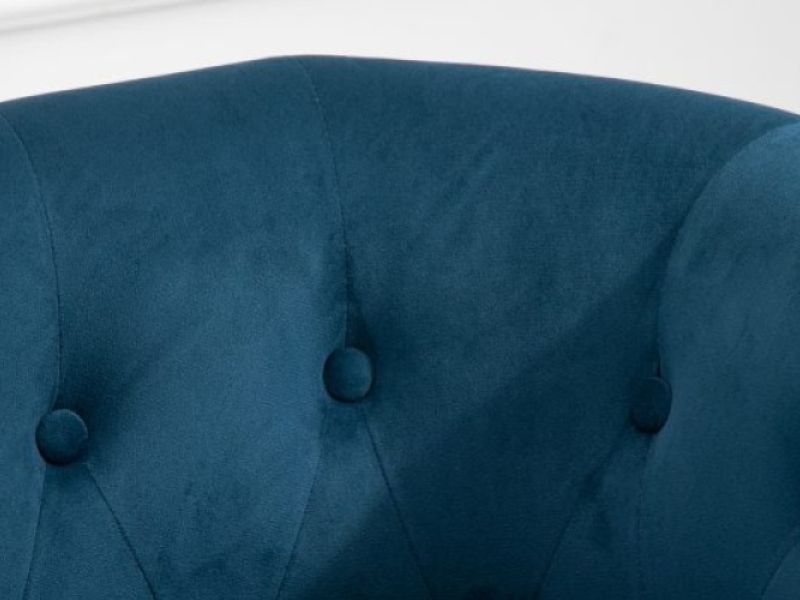 Birlea Freya Chair In Blue Fabric