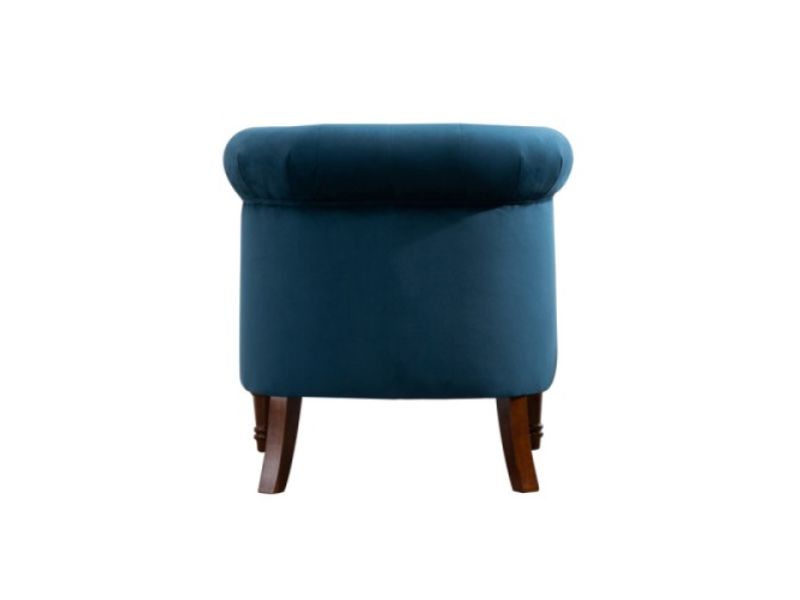 Birlea Freya Chair In Blue Fabric