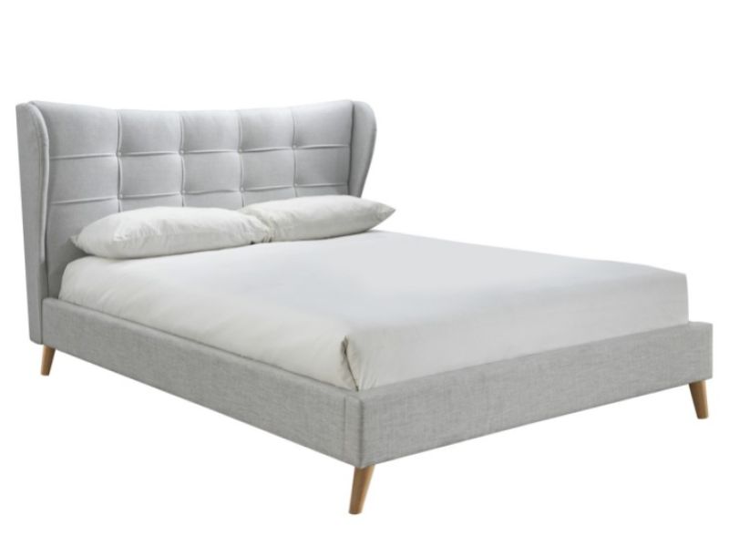 Birlea Harper 4ft6 Double Dove Grey Fabric Bed Frame