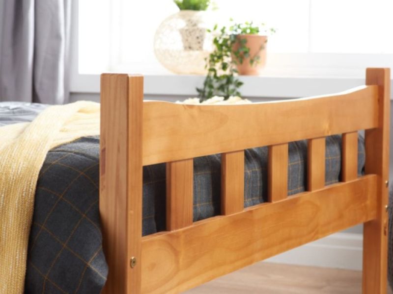 Birlea Miami 4ft6 Double Pine Wooden Bed Frame