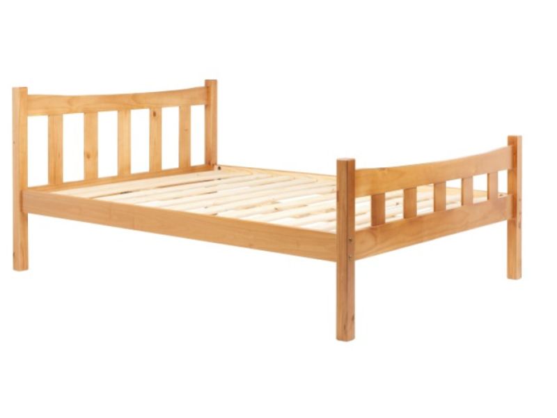 Birlea Miami 4ft6 Double Pine Wooden Bed Frame