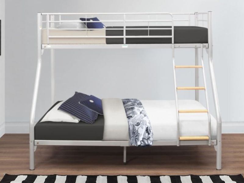 Birlea Nexus Silver Metal Triple Sleeper Bunk Bed