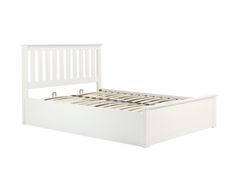 Birlea Phoenix 4ft Small Double White Ottoman Lift Wooden Bed Frame