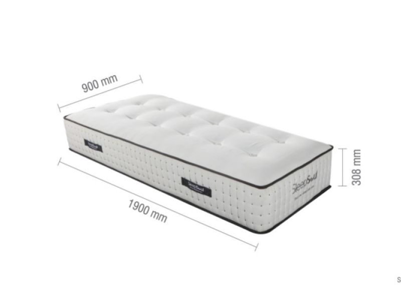 Birlea Sleepsoul Harmony 1000 Pocket And Memory Foam 3ft Single Mattress