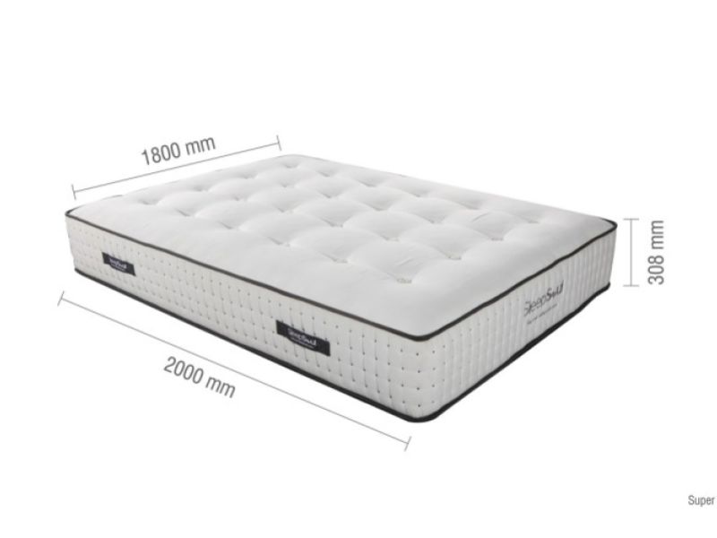 Birlea Sleepsoul Harmony 1000 Pocket And Memory Foam 6ft Super Kingsize Mattress BUNDLE DEAL