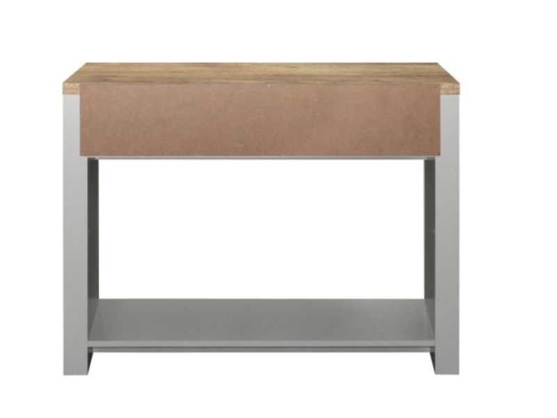 Birlea Highgate Grey And Oak Finish 2 Drawer Console Table