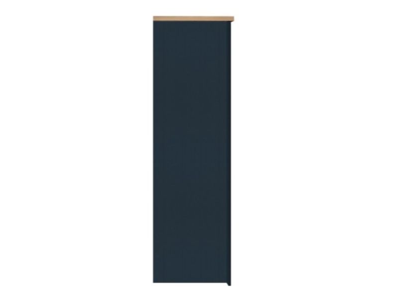 Birlea Highgate Navy Blue And Oak Finish 3 Door Wardrobe