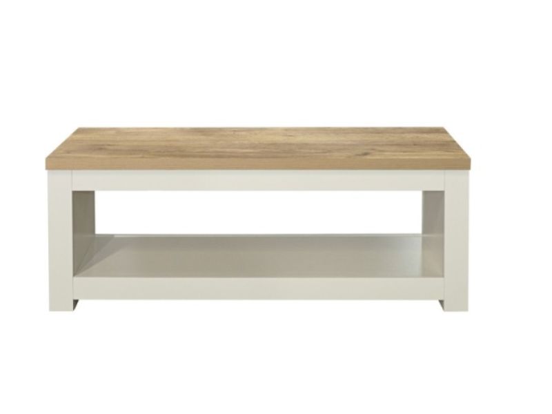 Birlea Highgate Cream And Oak Finish Coffee Table