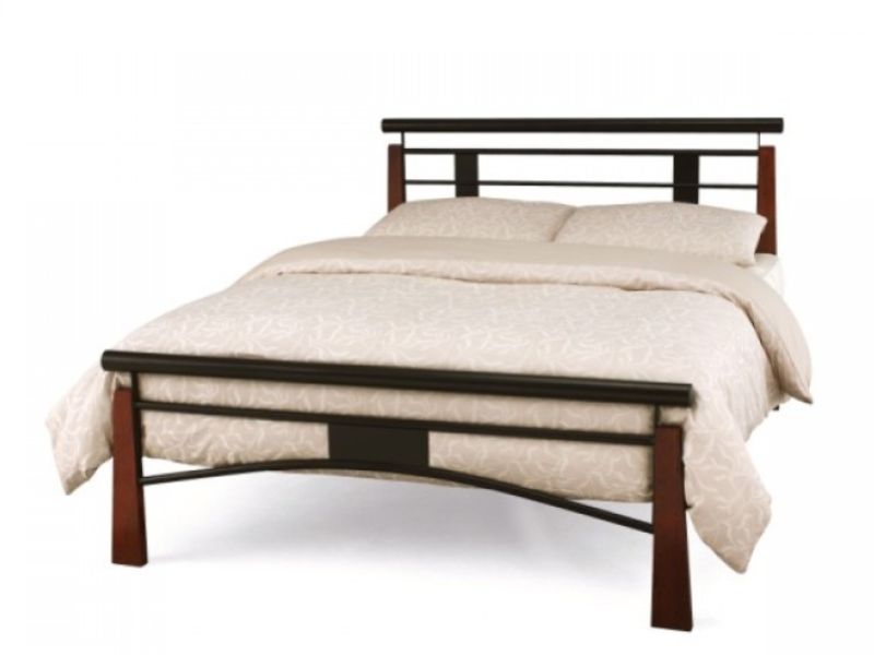 Serene Armstrong 4ft6 Double Black Metal Bed Frame