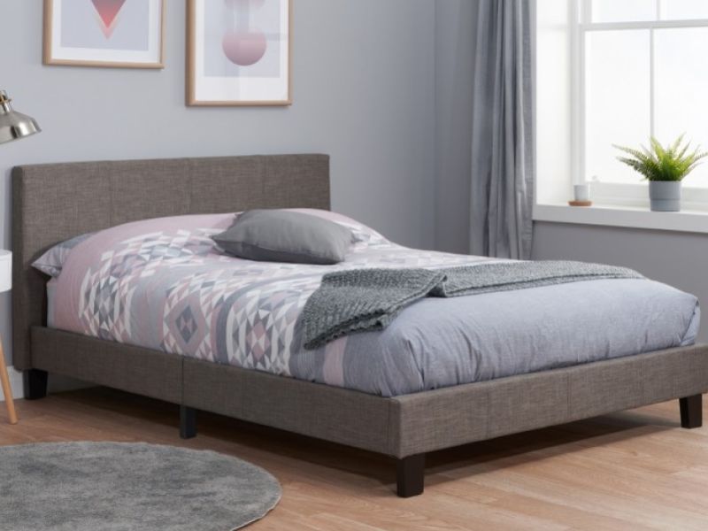 Birlea Berlin 5ft Kingsize Grey Fabric Bed Frame