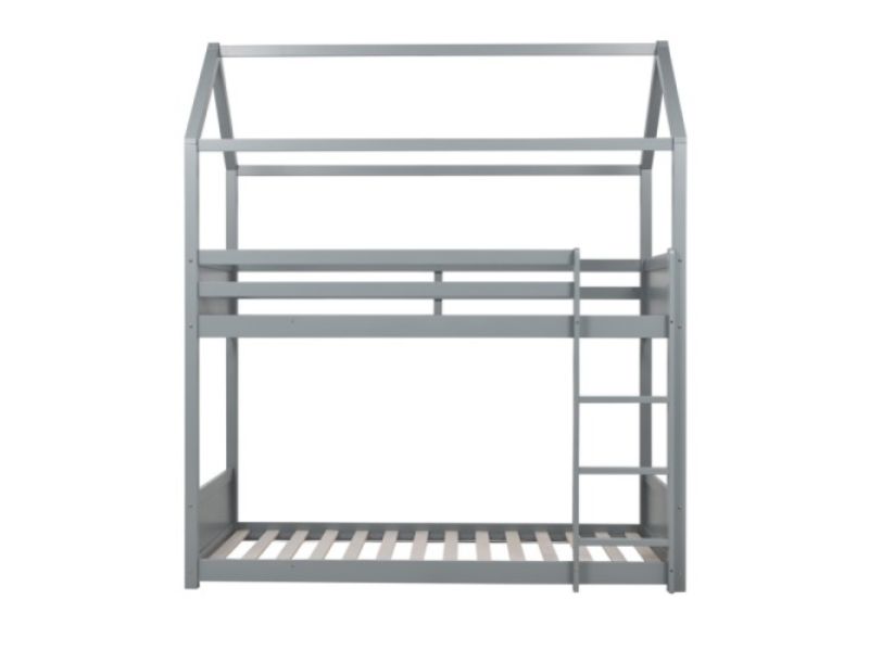 Birlea Home 3ft Single Grey Wooden Bunk Bed