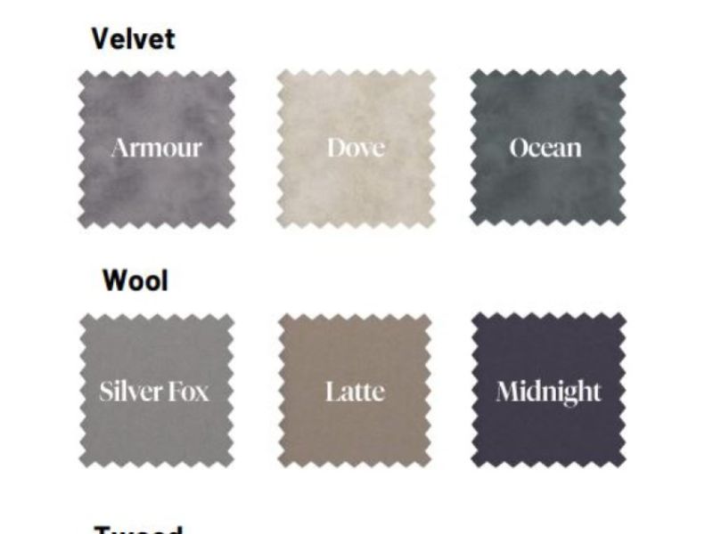 Sealy Shard 5ft Kingsize Fabric Headboard (Choice Of Colours)