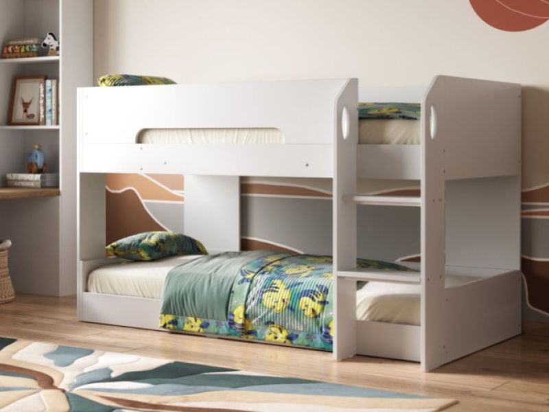Flair Furnishings Mystic Low Bunk Bed In White