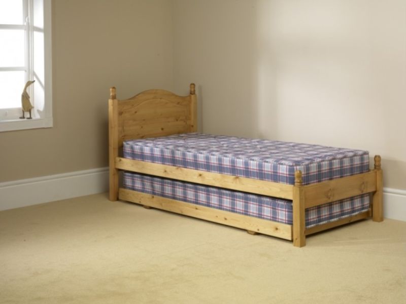 Friendship Mill Orlando 2ft6 Small Single Pine Wooden Guest Bed Frame