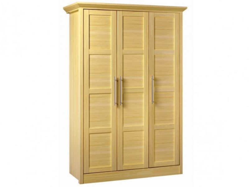 Kingstown Serena Oak 3 Door Wardrobe