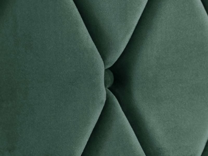 Birlea Loxley 5ft Kingsize Green Fabric Bed Frame
