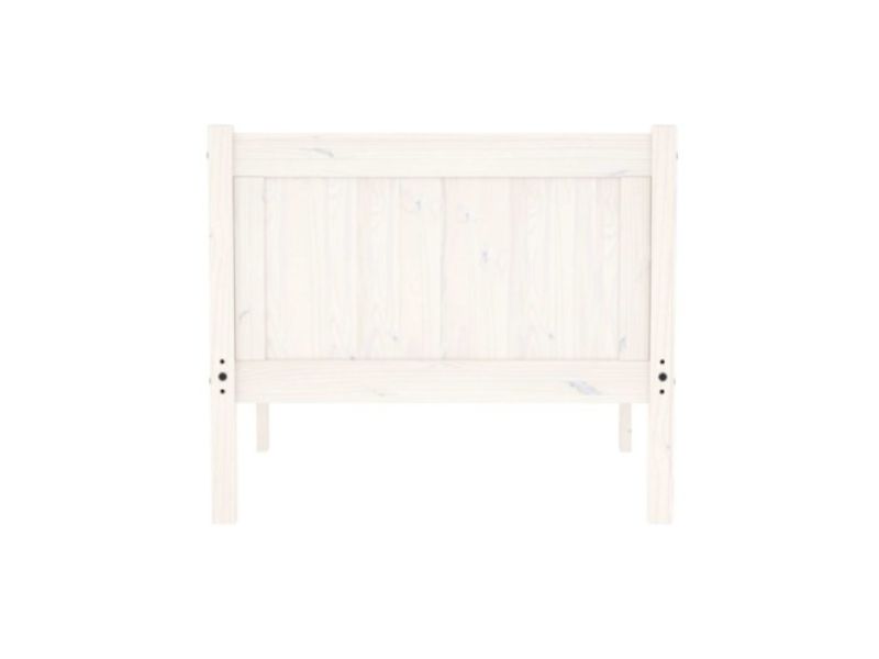 Birlea Rio 3ft Single White Washed Pine Wooden Bed Frame