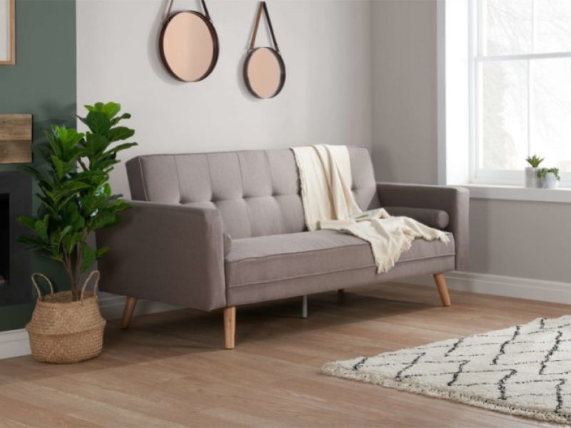 Birlea Ethan Large Grey Fabric Sofa Bed