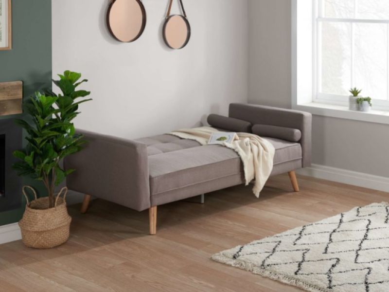 Birlea Ethan Large Grey Fabric Sofa Bed