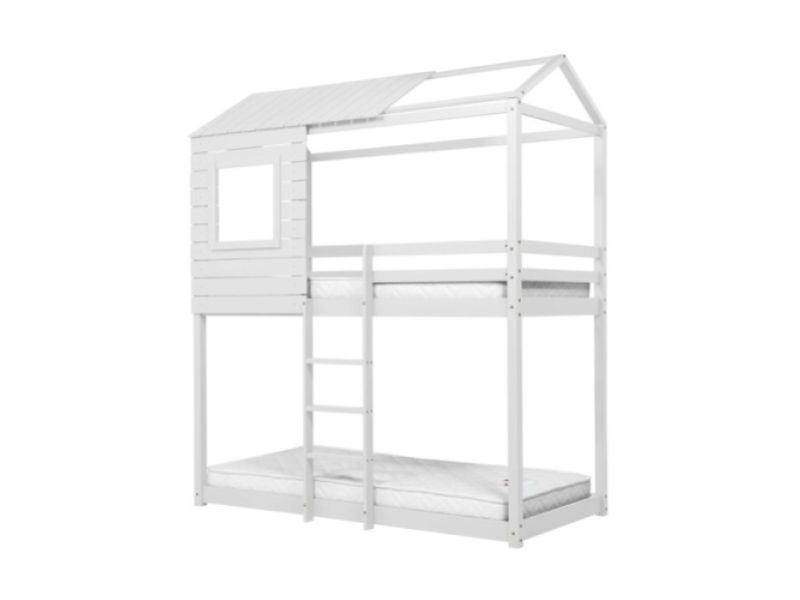 Birlea Adventure 3ft Single White Wooden Bunk Bed