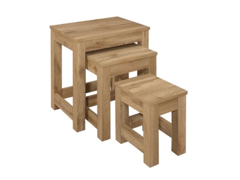 Birlea Compton Oak Finish Nest Of Tables