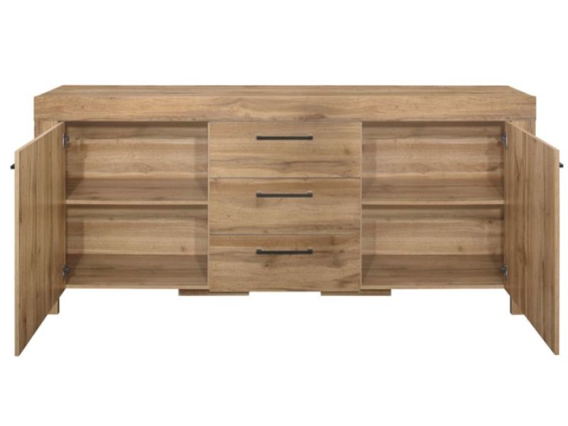 Birlea Compton Oak Finish Sideboard