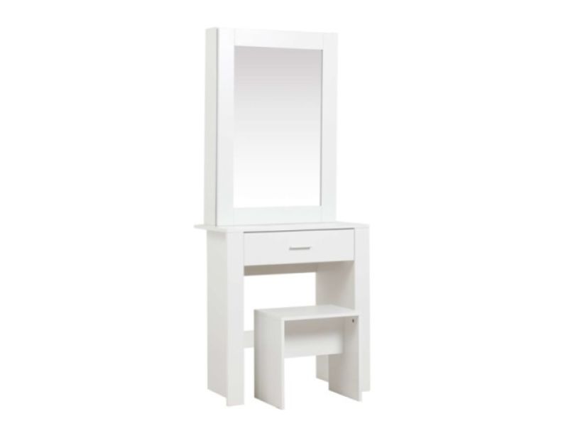 Birlea Evelyn White Dressing Table With Sliding Mirror