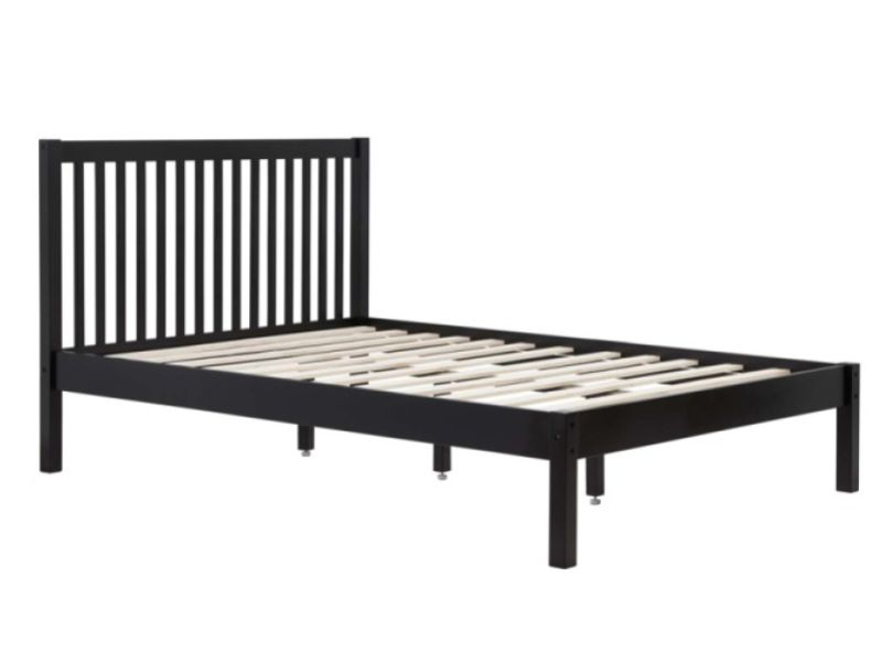 Birlea Nova 4ft6 Double Black Wooden Bed Frame