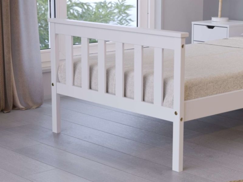 Birlea Oxford 3ft Single White Wooden Bed Frame
