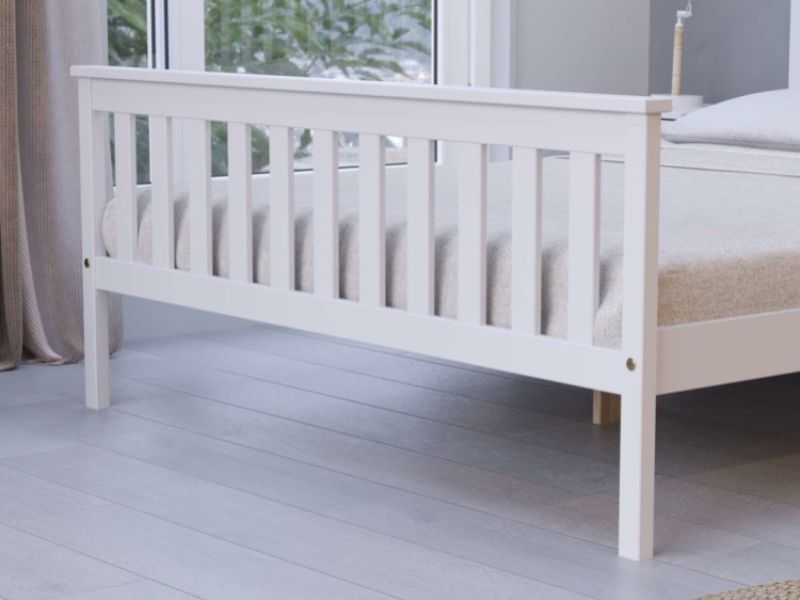 Birlea Oxford 4ft Small Double White Wooden Bed Frame