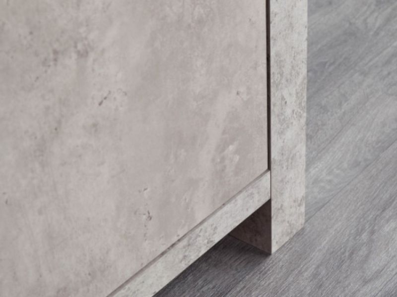 GFW Bloc Compact Sideboard In Concrete Grey