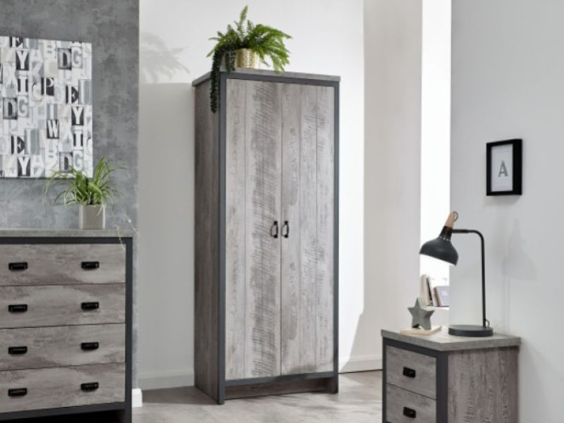 GFW Boston 3 Piece Bedroom Set In Grey