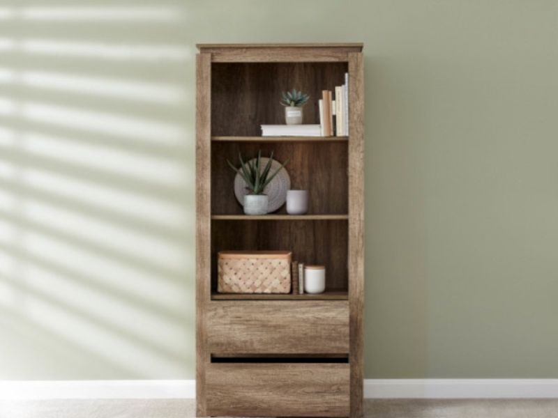 GFW Canyon Oak Effect Bookcase