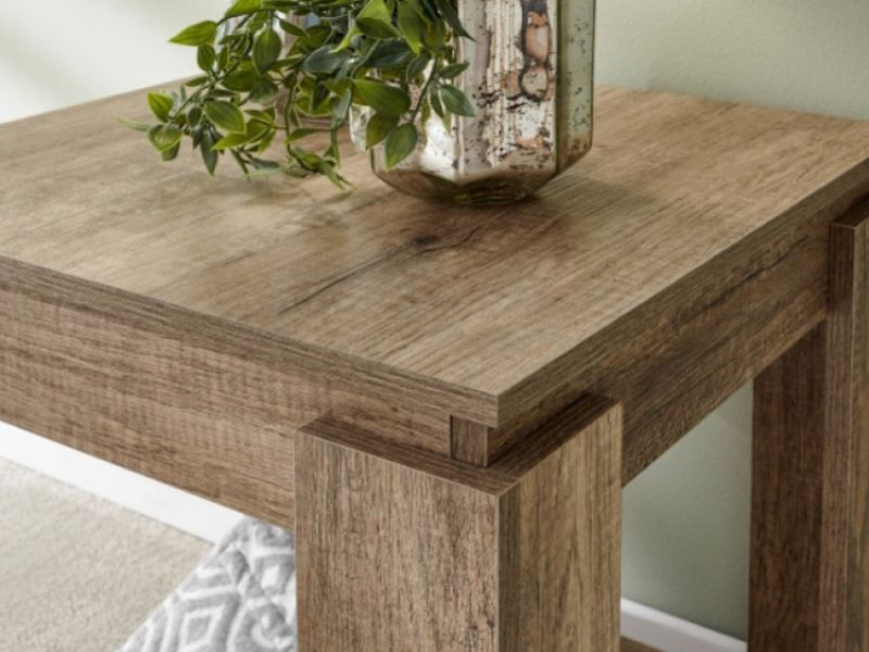 GFW Canyon Oak Effect Lamp Table