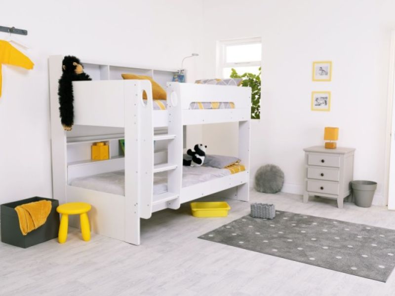 Flair Furnishings Interstellar White Bunk Bed