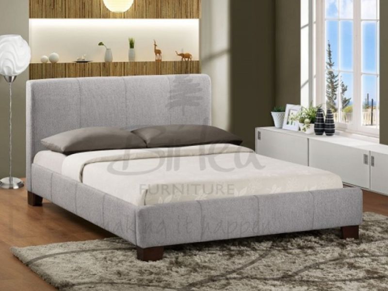 Birlea Brooklyn Grey Fabric 4ft Small Double  Bed Frame