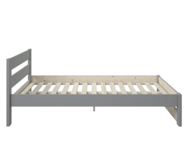 Noomi Tera 4ft Small Double Grey Wooden Bed Frame