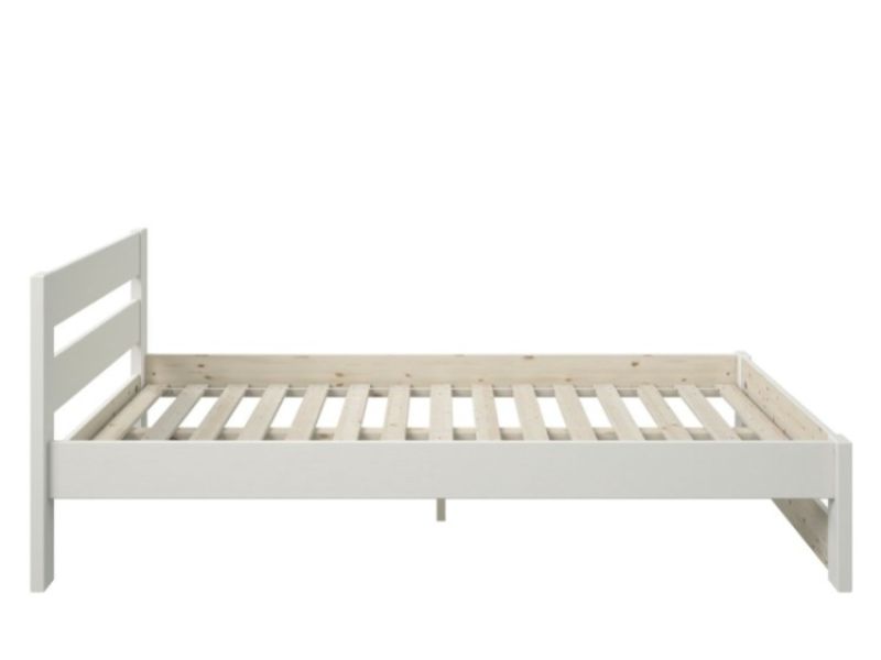 Noomi Tera 4ft Small Double White Wooden Bed Frame