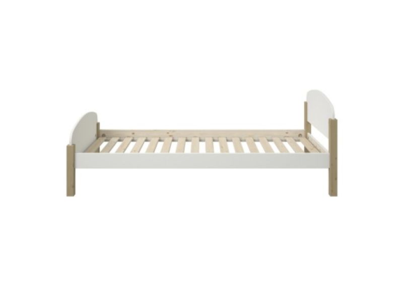 Noomi Seto 3ft Single White Wooden Bed Frame