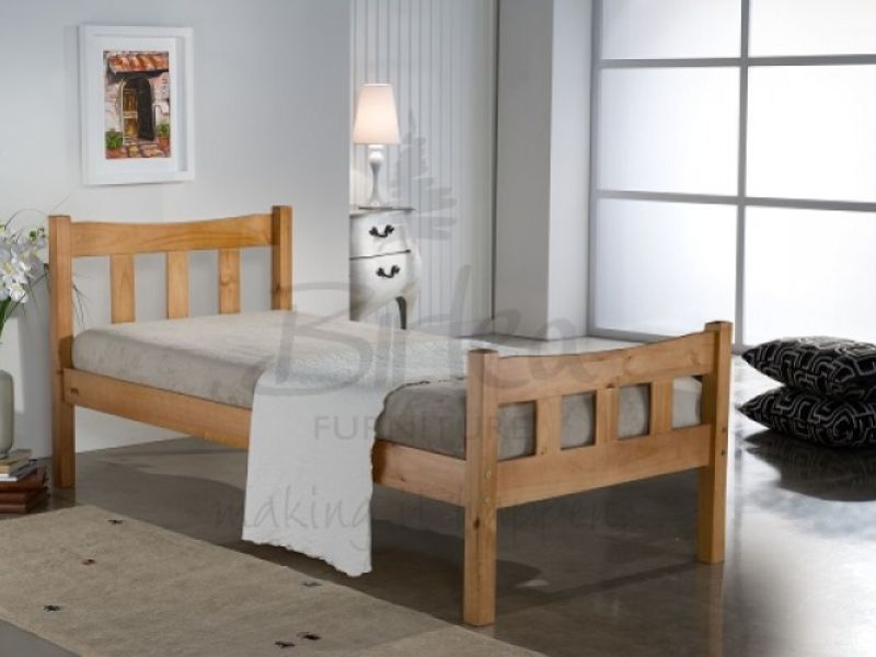 Birlea Miami 3ft Single Pine Wooden Bed Frame