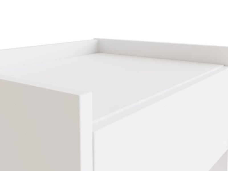 GFW Harmony White Pair Of Wall Hanging Bedsides