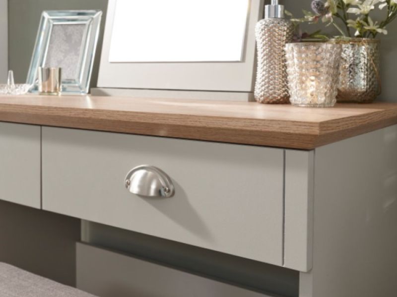 GFW Kendal Dressing Table Set In Grey