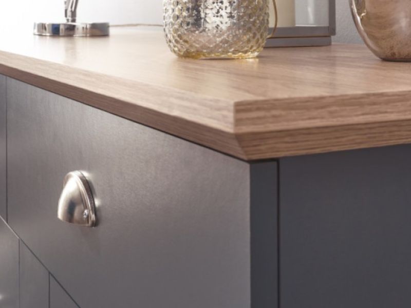 GFW Kendal Large Sideboard In Slate Blue