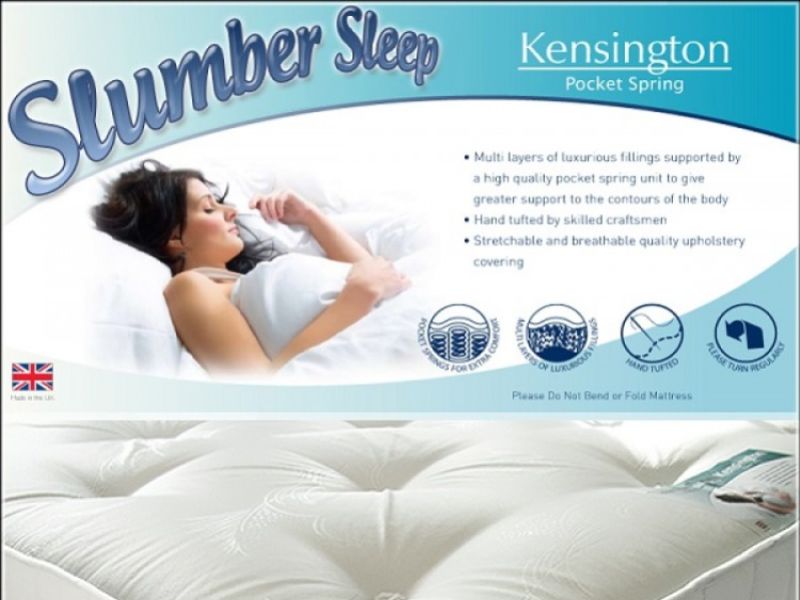 Time Living Slumber Sleep Kensington 3ft Single 1000 Pocket Sprung Mattress BUNDLE DEAL