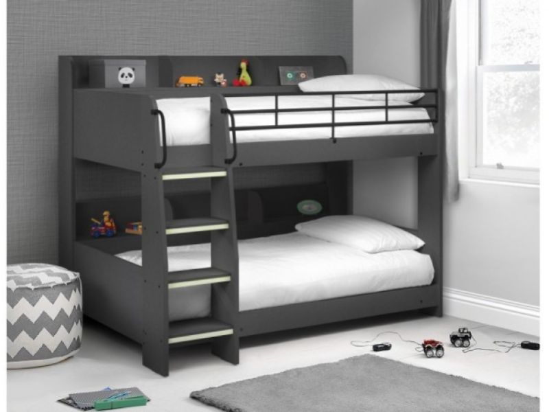 Julian Bowen Domino Bunk Bed In Anthracite