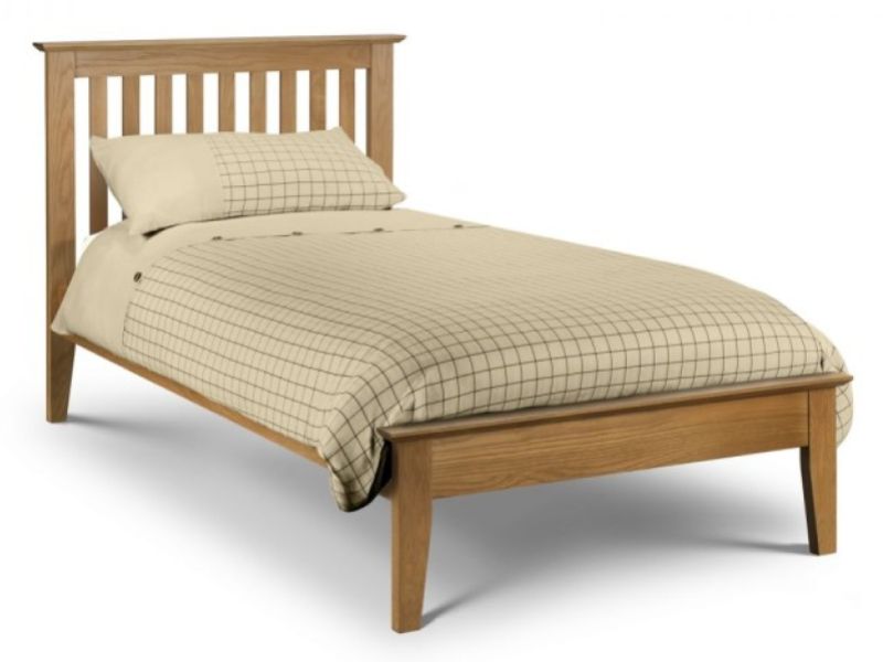 Julian Bowen Salerno 3ft Single Oak Bed Frame